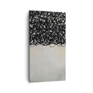 Impression sur toile - Image sur toile - Abstraction turbulente - 45x80 cm