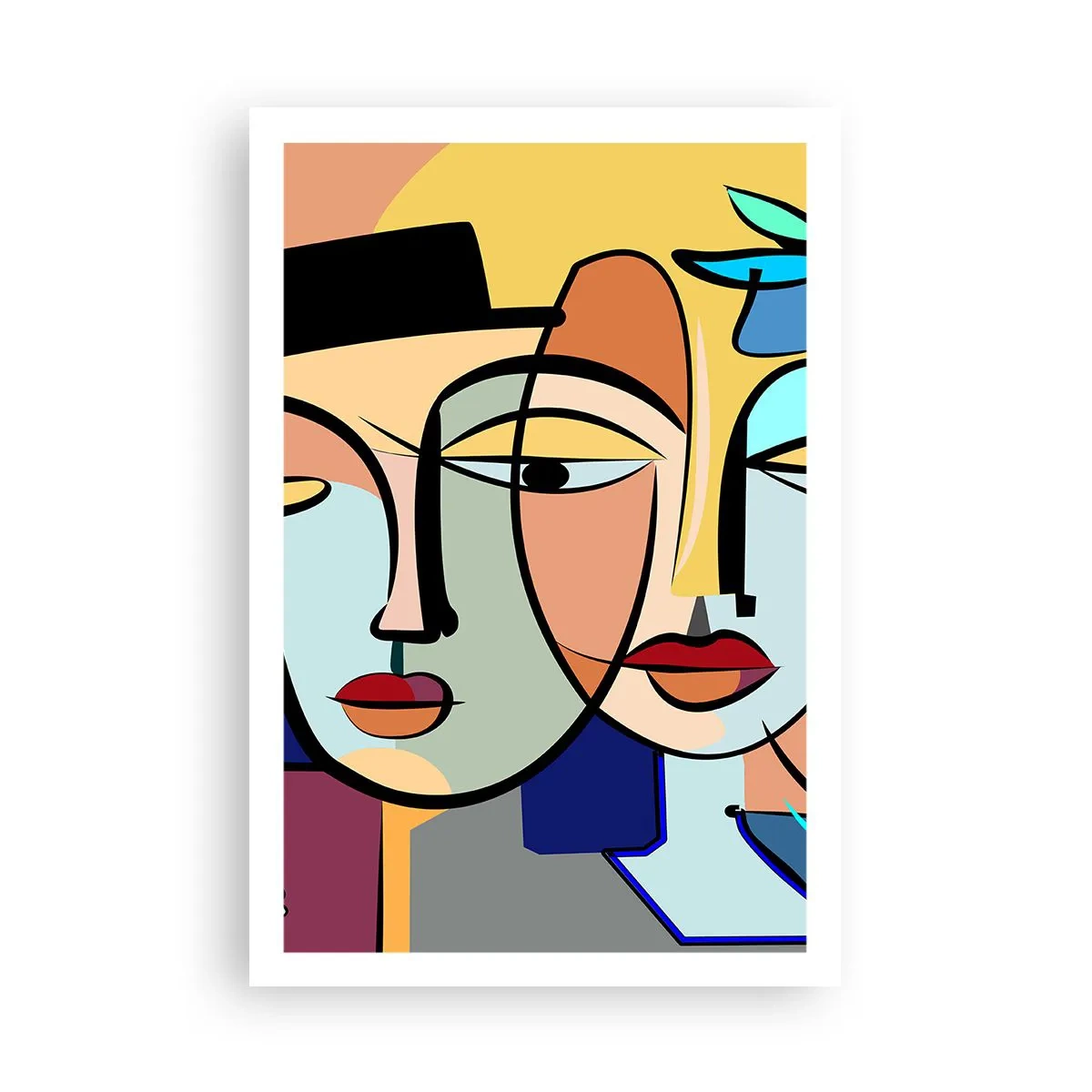 Affiche - Poster - Le Rendez-vous de Picasso - 61x91 cm