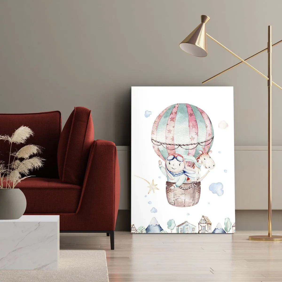 Impression sur toile - Image sur toile - Nous serons de retour bientôt! - 80x120 cm