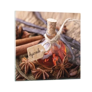 Impression sur verre - Image sur verre - Vers l'unité du corps et de l'esprit - 60x60 cm