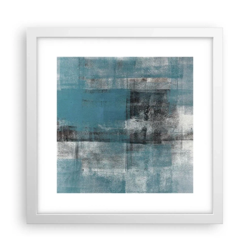 Affiche dans un cadre blanc - Poster - Eau et air - 30x30 cm