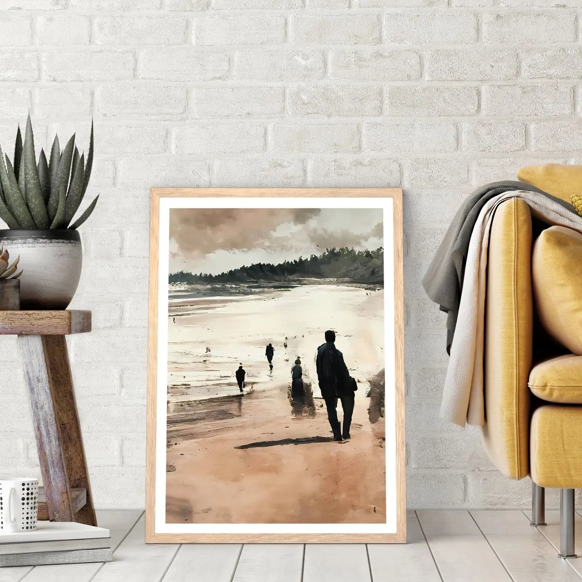Affiche dans un chêne clair - Poster - Invoqué - 70x100 cm