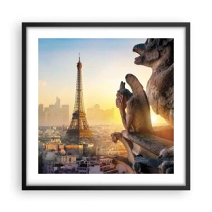 Affiche dans un cadre noir - Poster - Tellement de choses ont changés... - 50x50 cm