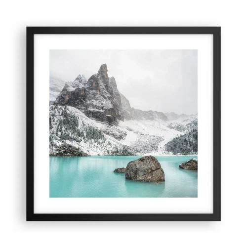 Affiche dans un cadre noir - Poster - Sur ses gardes - 40x40 cm