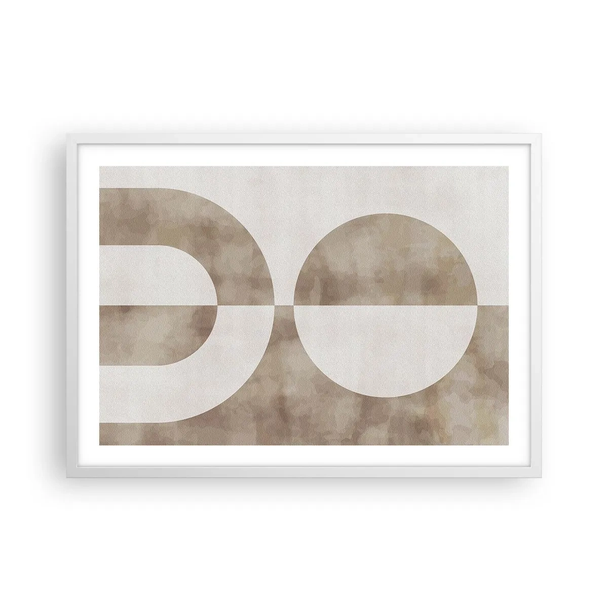 Affiche dans un cadre blanc - Poster - Similitudes et différences - 70x50 cm