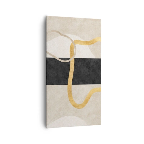 Impression sur toile - Image sur toile - Formes emmellées - 55x100 cm