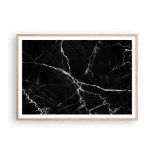 Affiche dans un chêne clair - Poster - La vie secrète de la pierre - 100x70 cm