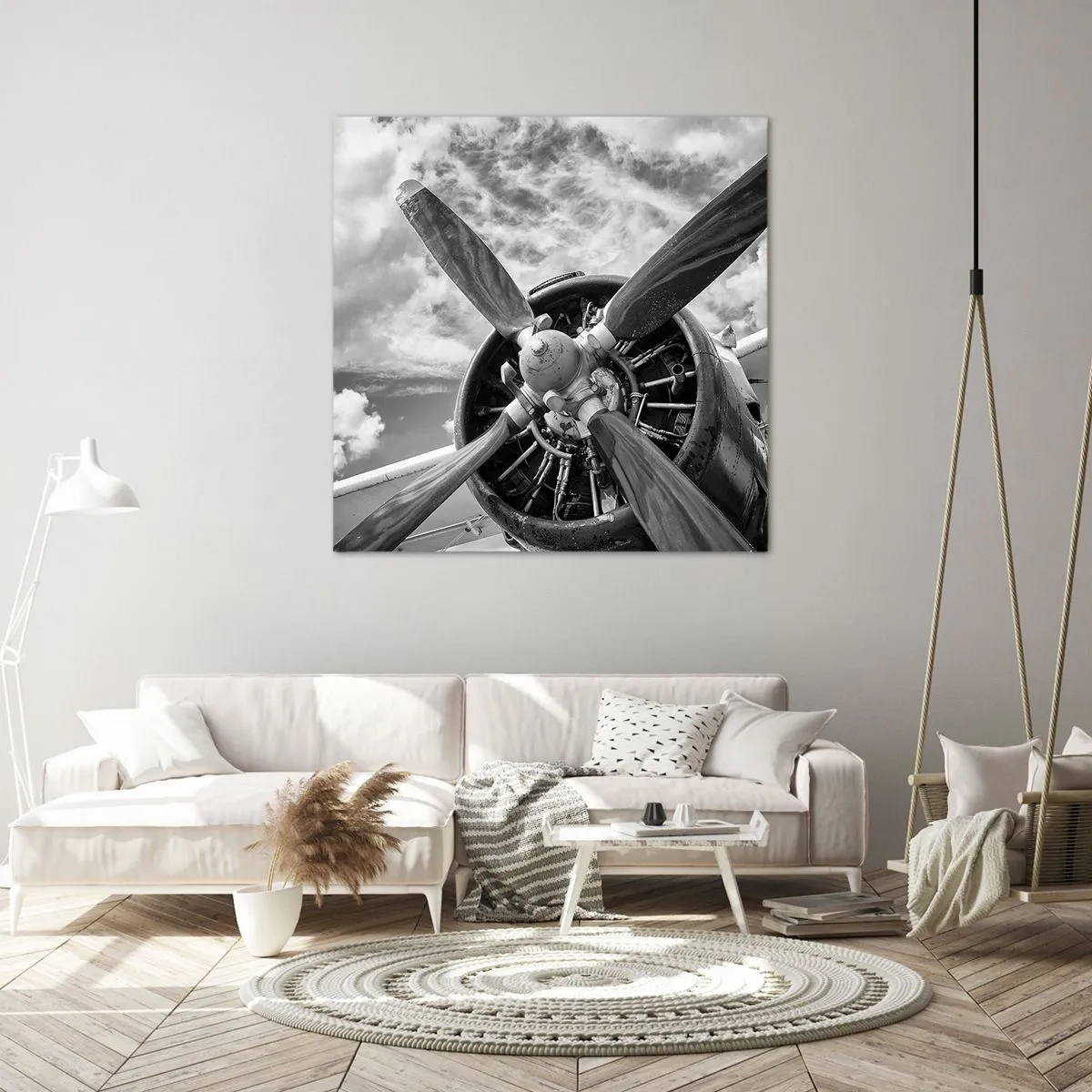 Impression sur toile - Image sur toile - Dompteur de ciel - 70x70 cm