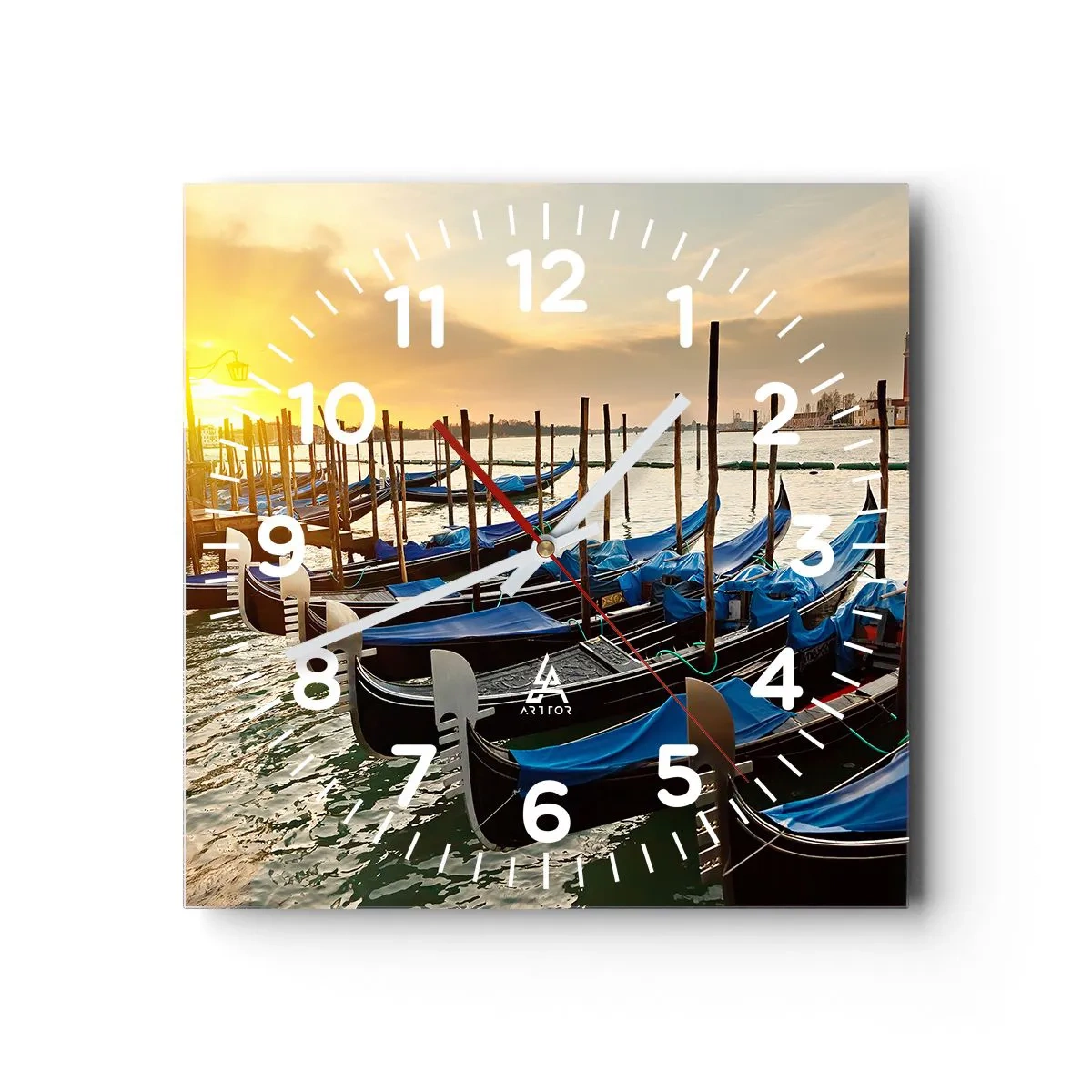 Horloge murale - Pendule murale - Avant que le vacarme n'arrive - 30x30 cm