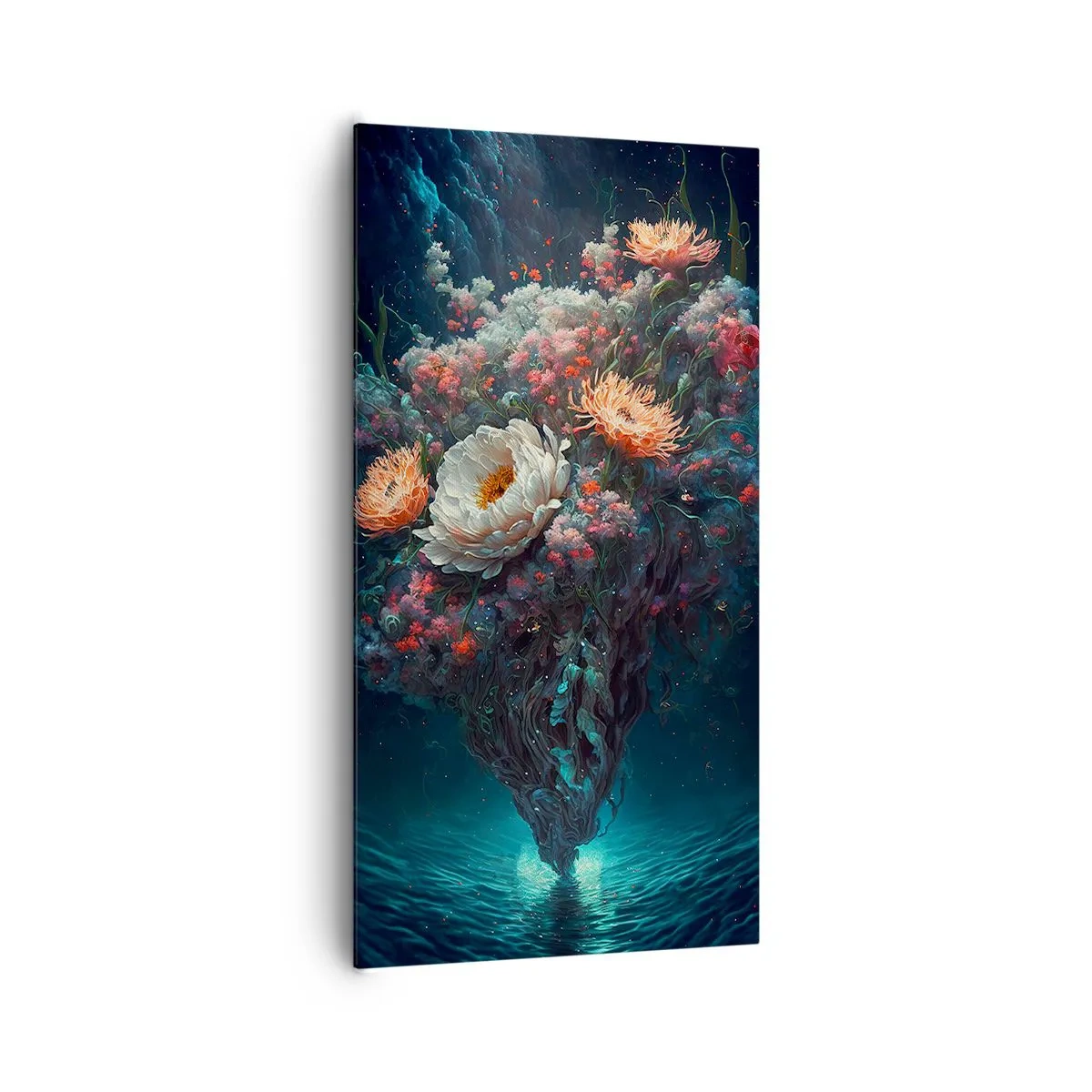 Impression sur toile - Image sur toile - Un étrange jardin - 65x120 cm