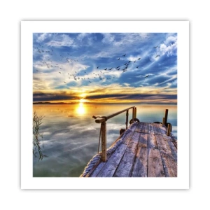 Affiche - Poster - Le vent se repose - 50x50 cm