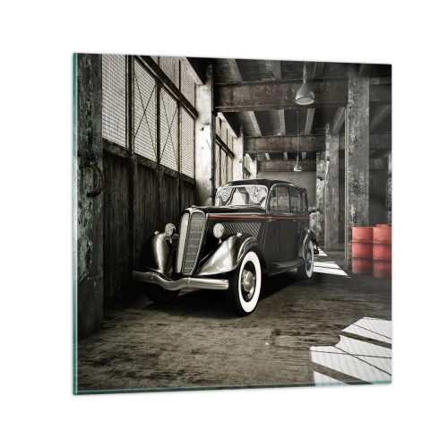 Impression sur verre - Image sur verre - L'élégance éternelle des années 30 - 60x60 cm