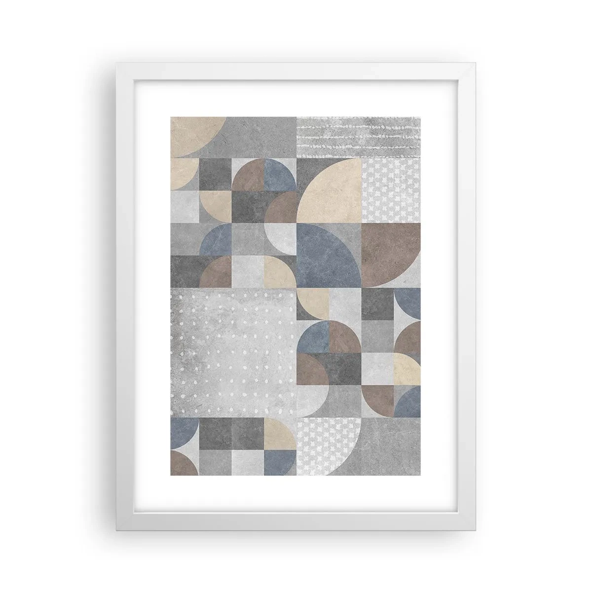 Affiche dans un cadre blanc - Poster - Fantaisie de la céramique  - 30x40 cm