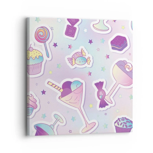 Impression sur toile - Image sur toile - Pour que tous les jours soit un anniversaire - 30x30 cm