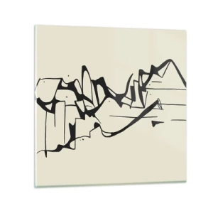 Impression sur verre - Image sur verre - Peut-être un paysage - 30x30 cm