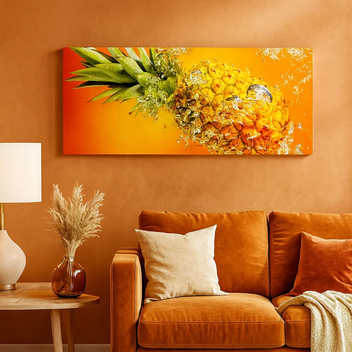 Impression sur toile - Image sur toile - Fraîcheur juteuse tropicale - 30x30 cm