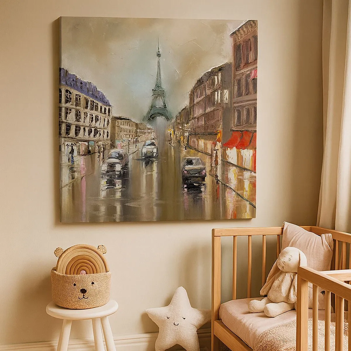 Impression sur toile - Image sur toile - Elle seule compte - 30x30 cm