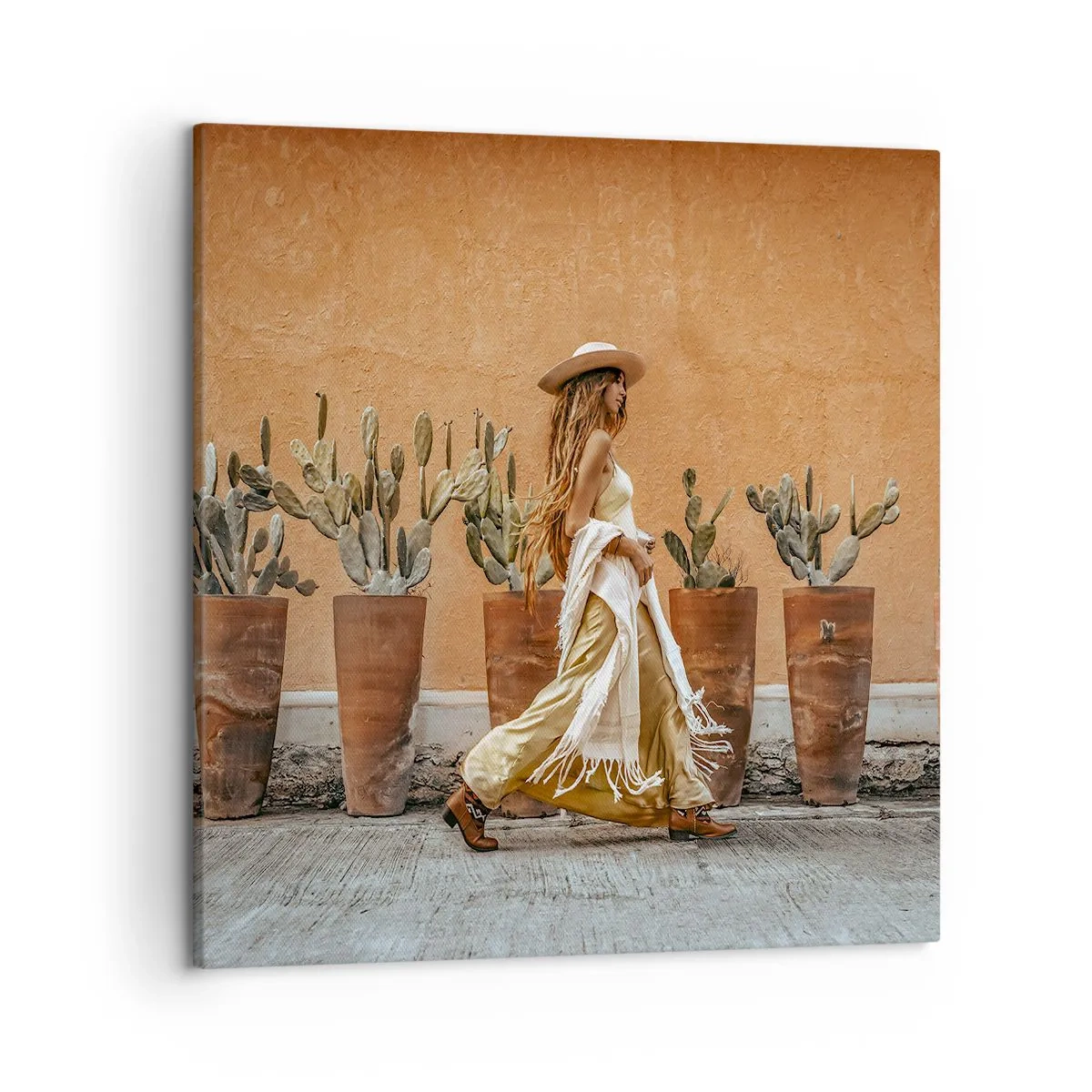 Impression sur toile - Image sur toile - Style hippie - 50x50 cm