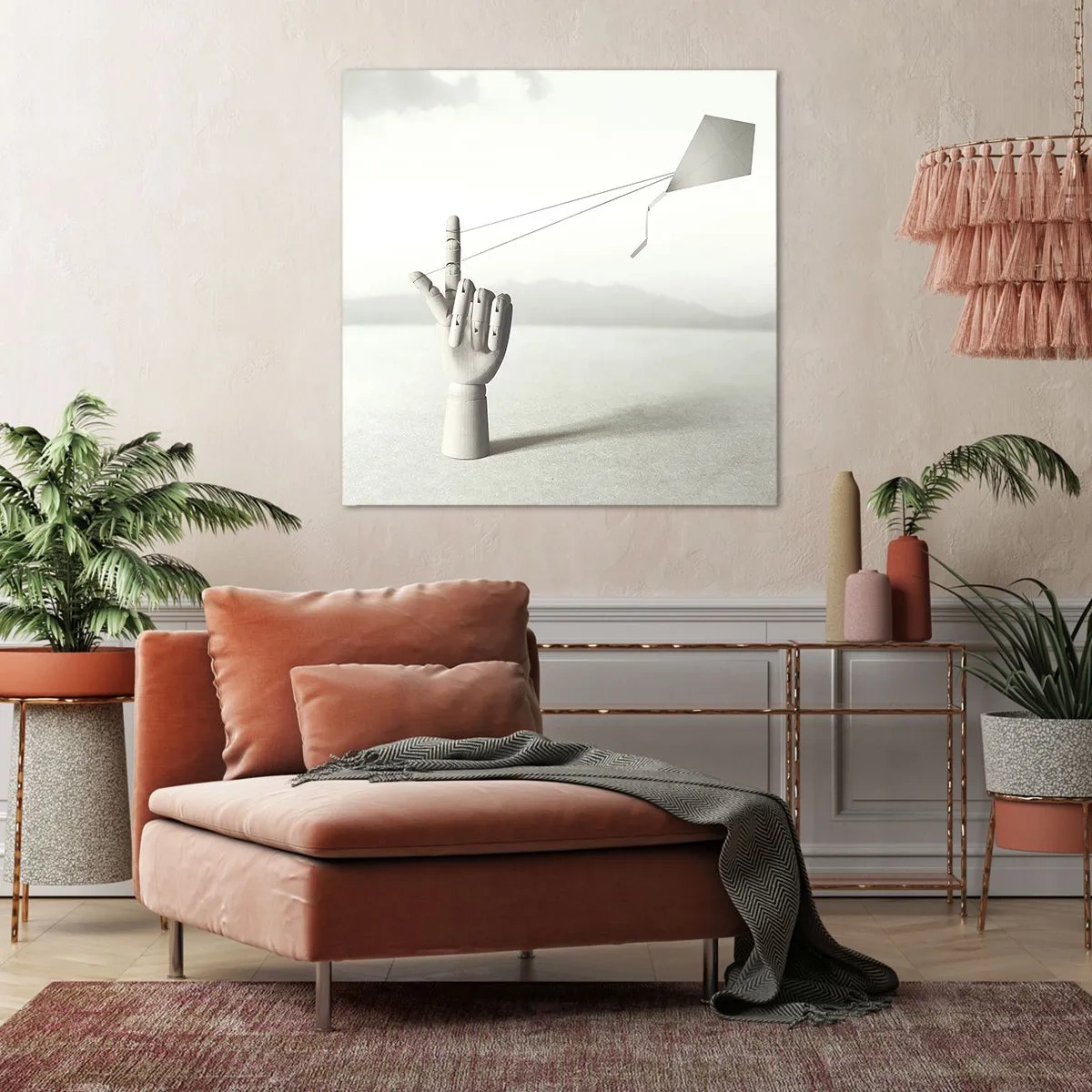 Impression sur toile - Image sur toile - Épreuve de force - 60x60 cm