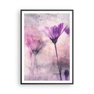 Affiche dans un cadre noir - Poster - Rêve de fleurs - 70x100 cm