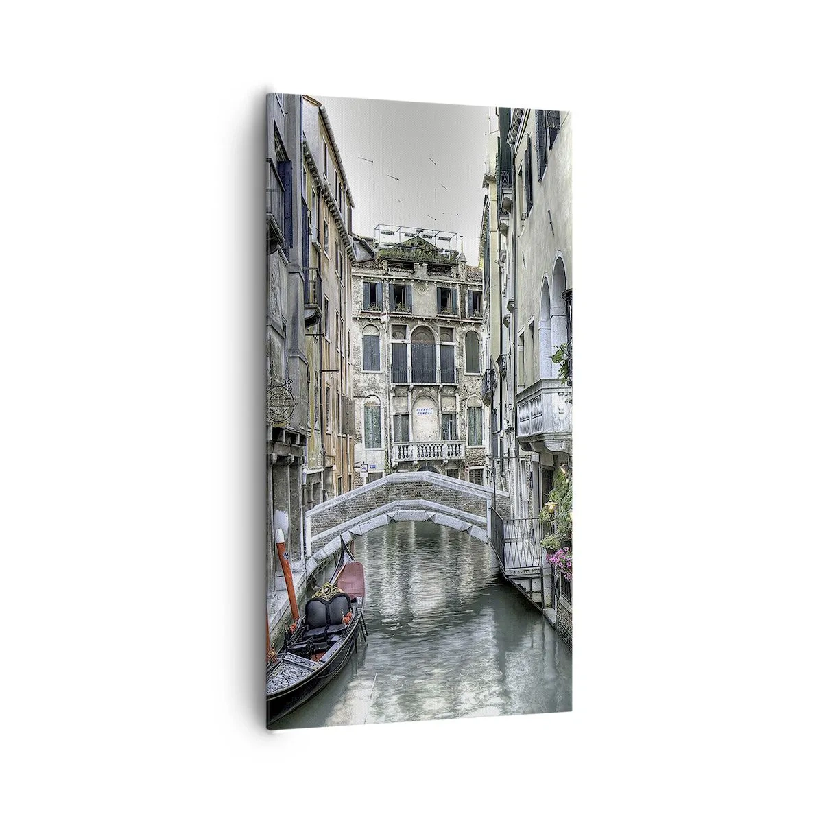 Impression sur toile - Image sur toile - Pendant des siècles dans une réflexion silencieuse - 65x120 cm