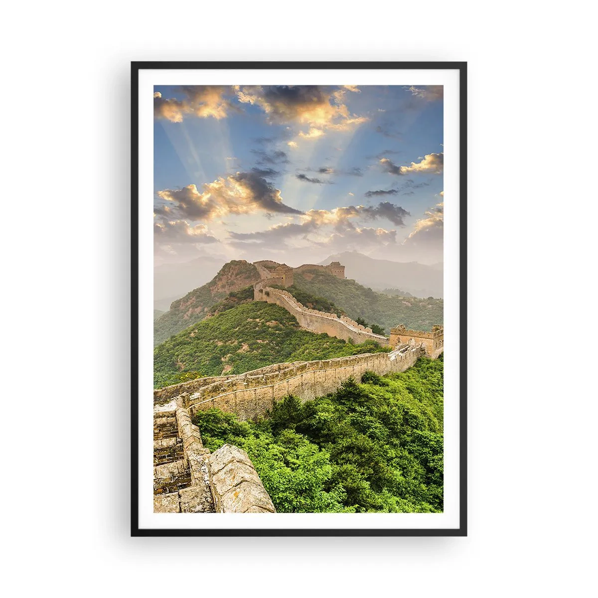 Affiche dans un cadre noir - Poster - Grandeur éternelle - 70x100 cm