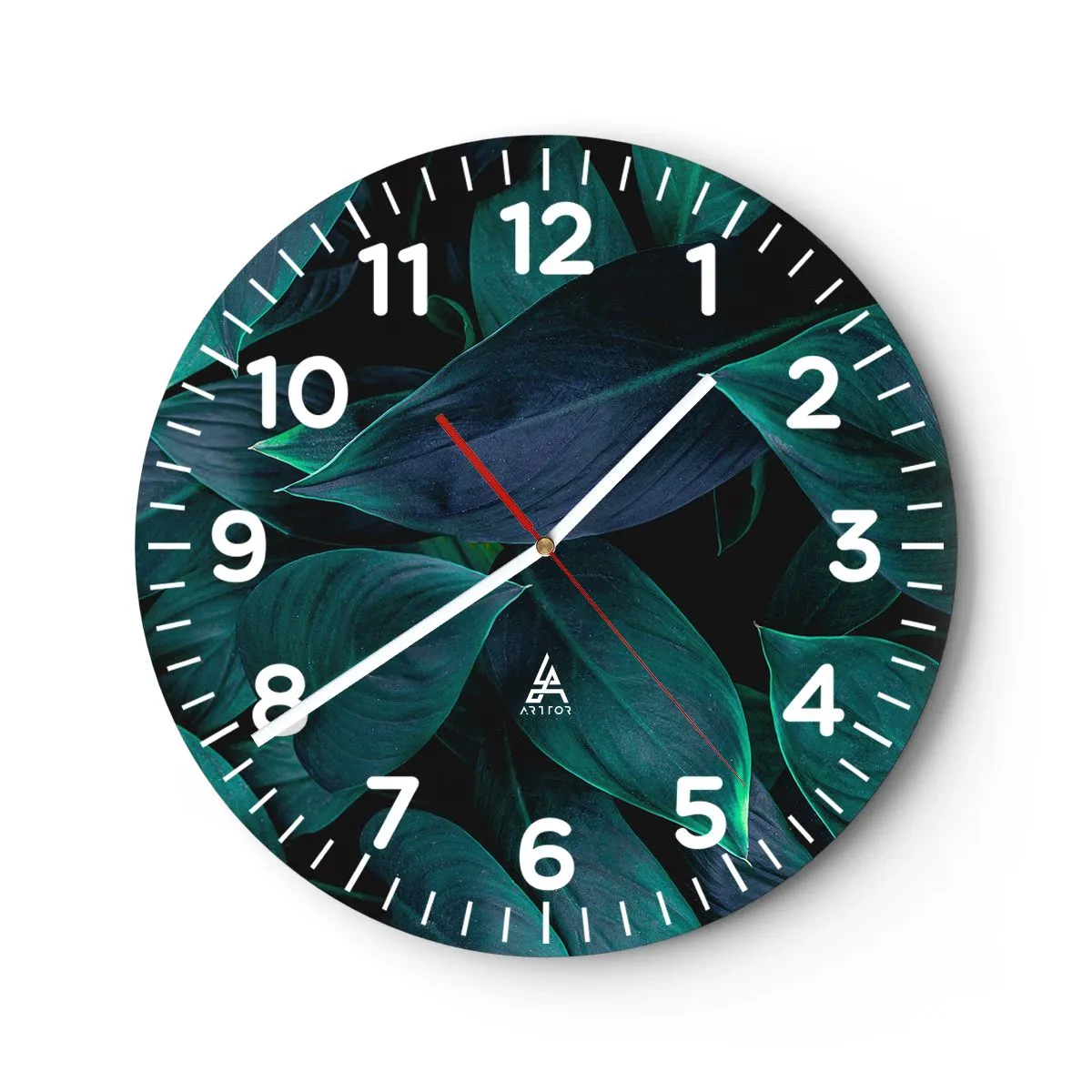 Horloge murale - Pendule murale - le vert lui-même - 40x40 cm