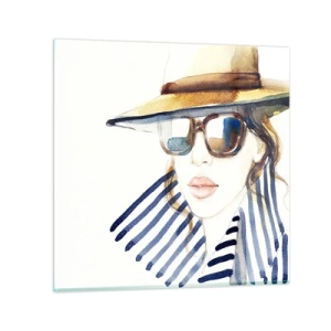 Impression sur verre - Image sur verre - La Floride vous souhaite la bienvenue ! - 30x30 cm