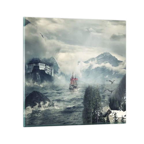 Impression sur verre - Image sur verre - Dans l'eau magique - 30x30 cm