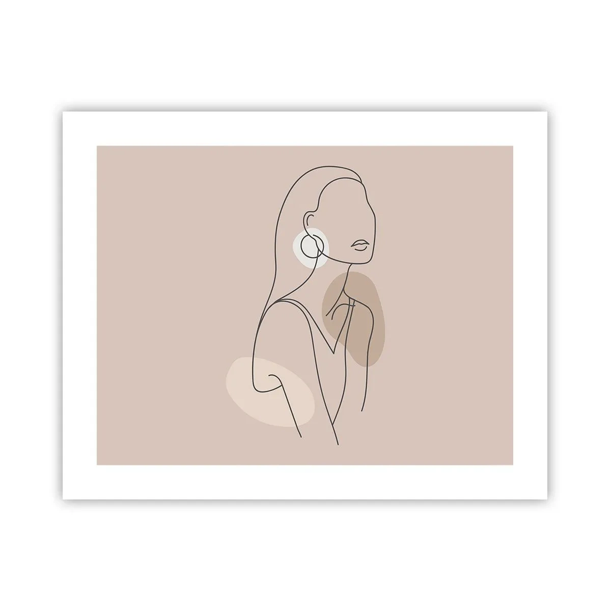 Affiche - Poster - Icone féminin - 50x40 cm