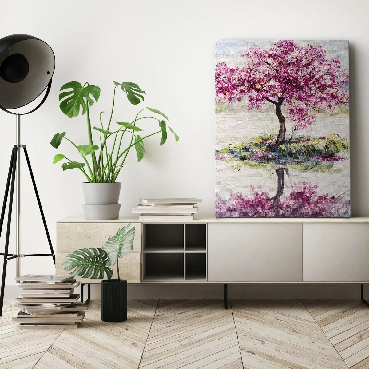 Impression sur toile - Image sur toile - Fête du Printemps - 55x100 cm