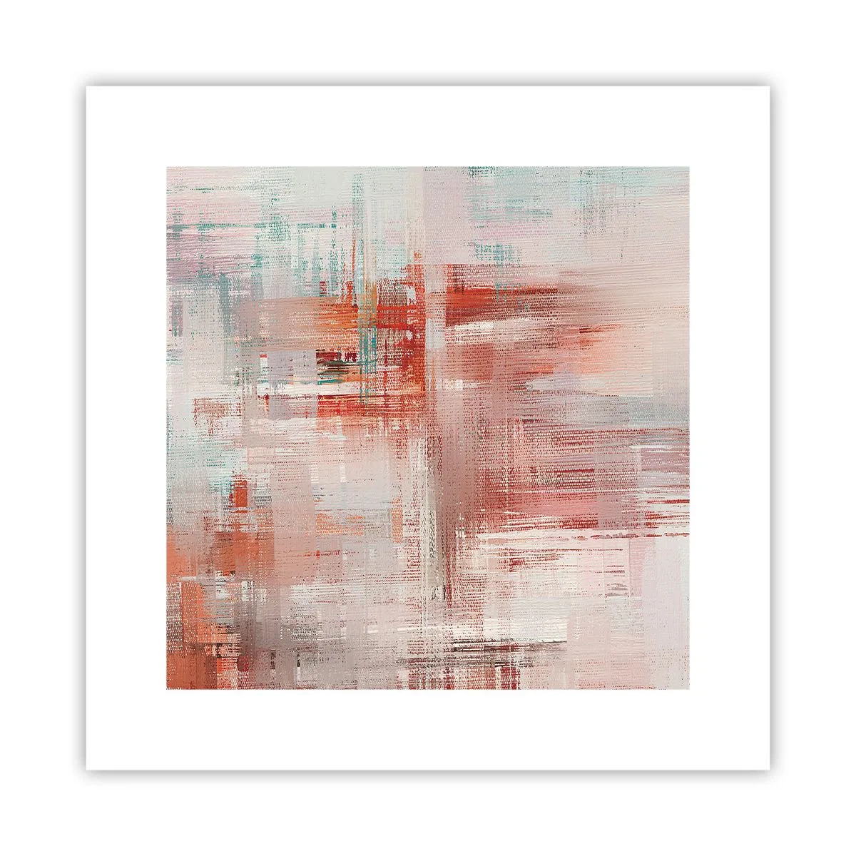 Affiche - Poster - Brumeux. Mais rose - 30x30 cm
