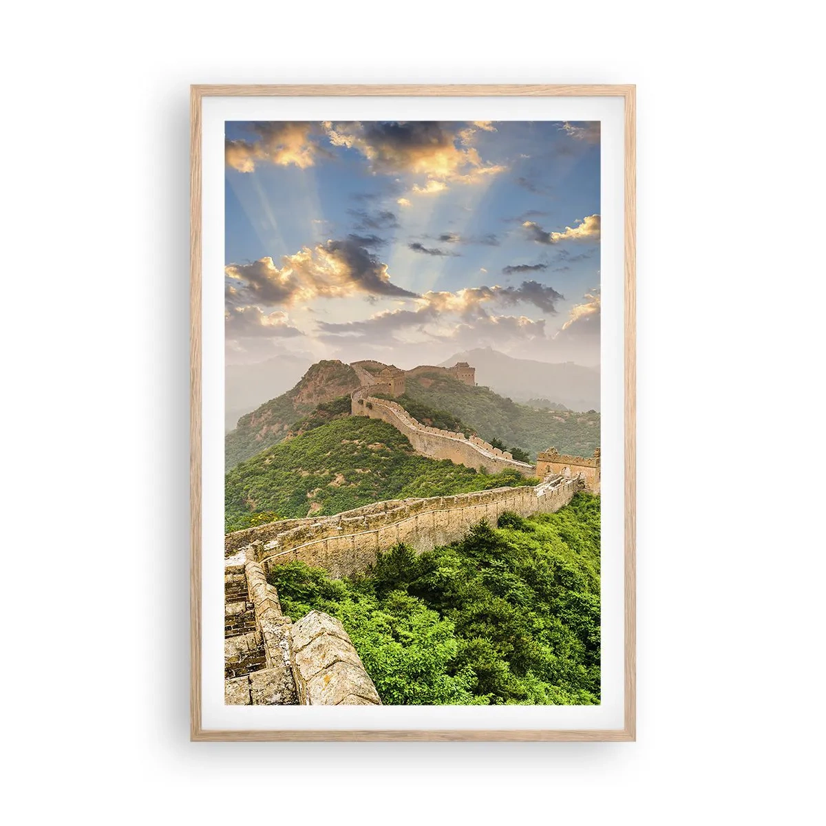 Affiche dans un chêne clair - Poster - Grandeur éternelle - 61x91 cm