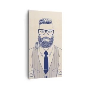 Impression sur toile - Image sur toile - Gai, masculin et à la mode - 65x120 cm