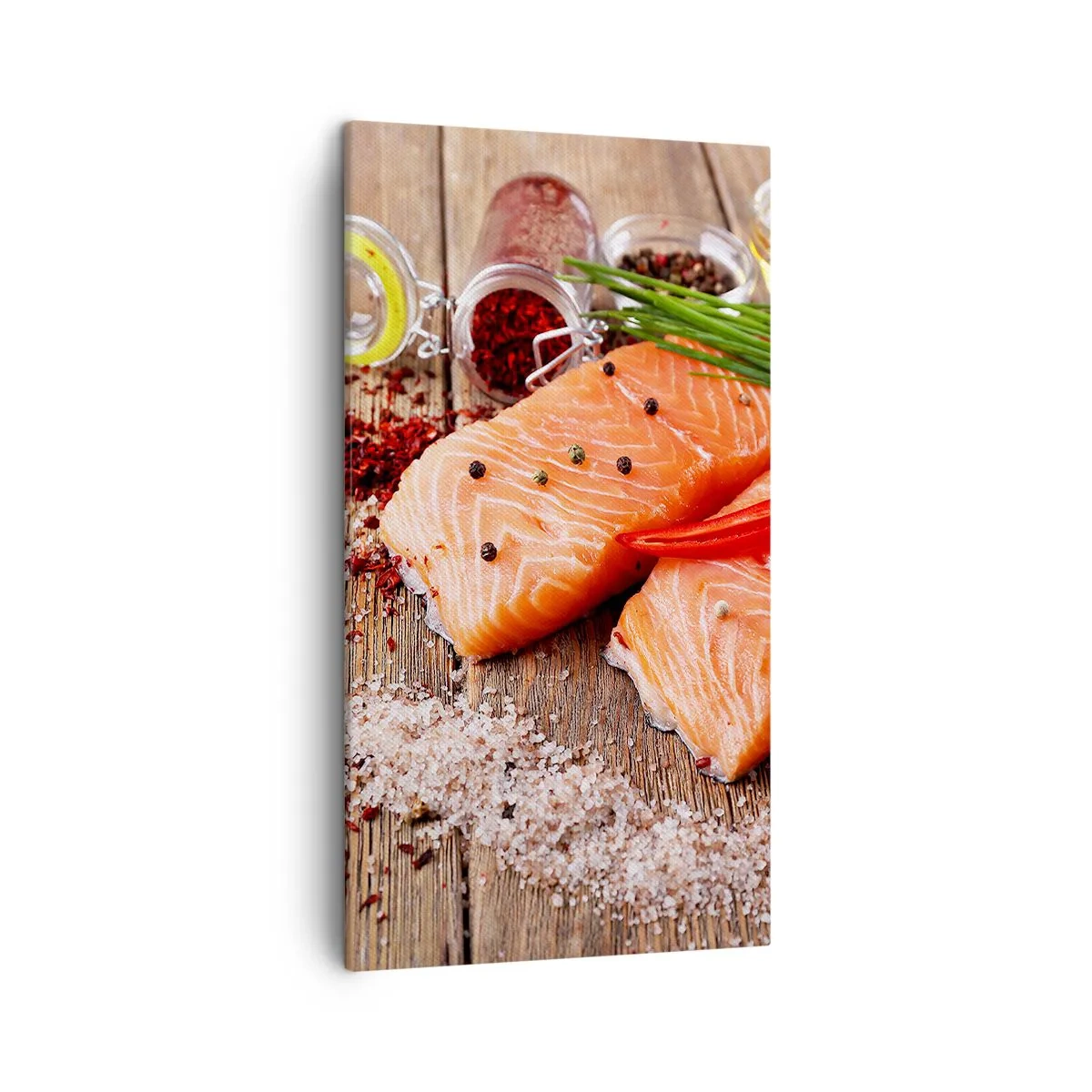 Impression sur toile - Image sur toile - Aventure norvégienne dans la cuisine - 45x80 cm