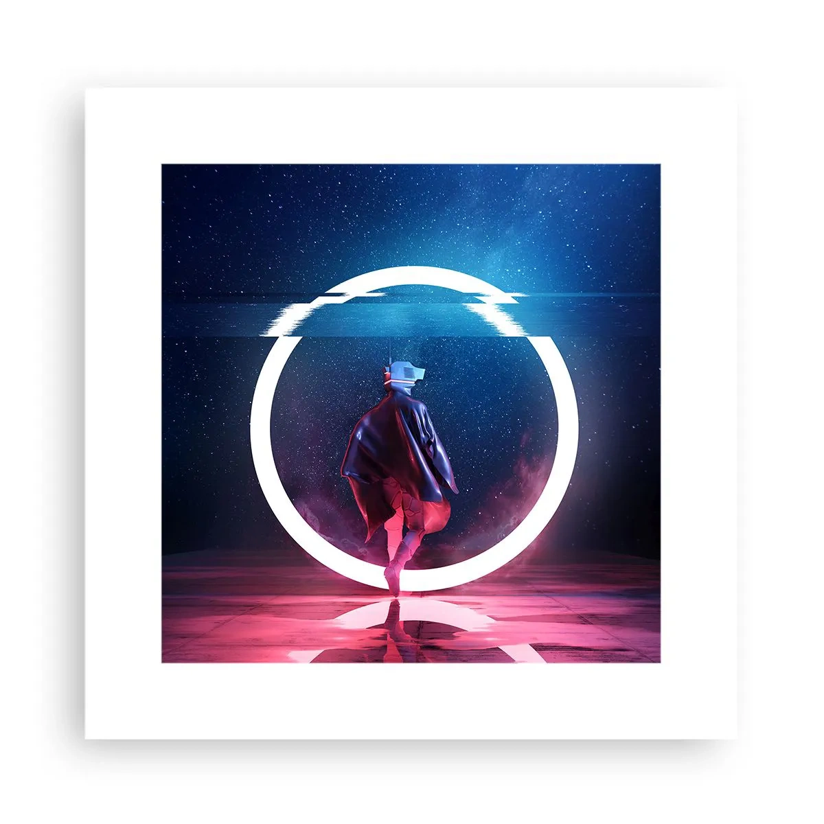 Affiche - Poster - Entre deux mondes - 30x30 cm