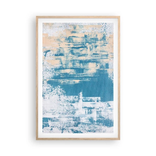 Affiche dans un chêne clair - Poster - À travers un iceberg - 61x91 cm