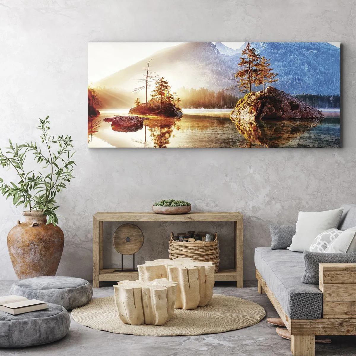 Impression sur toile - Image sur toile - La nature sous un nouveau jour - 90x30 cm