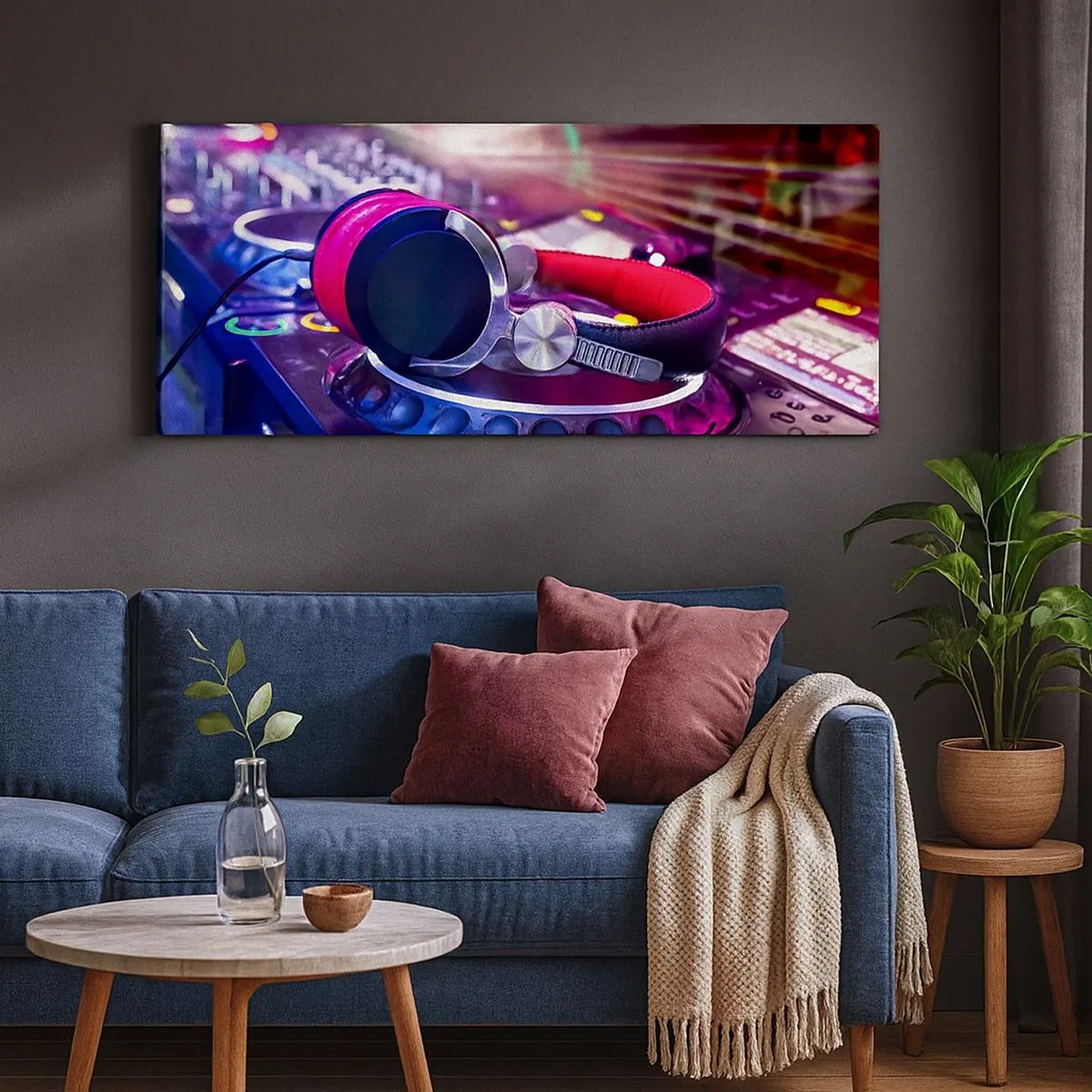 Impression sur toile - Image sur toile - Il va s'en passer des choses - 100x40 cm