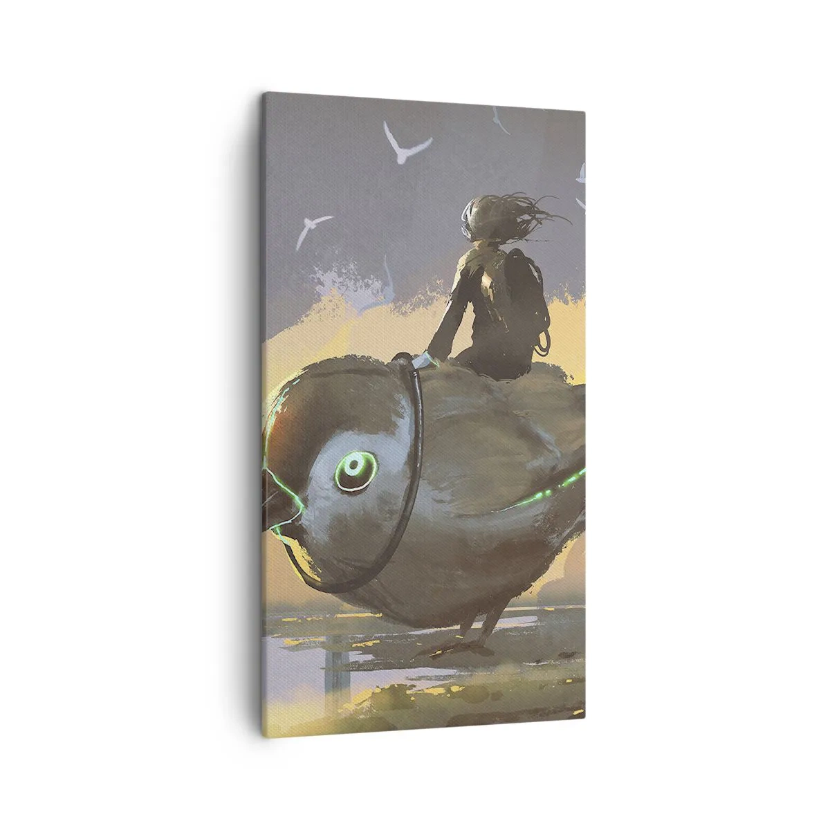 Impression sur toile - Image sur toile - Un arrêt sur un voyage fantastique - 45x80 cm