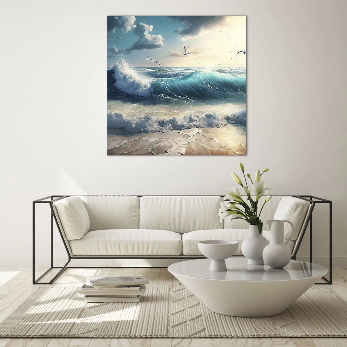 Impression sur verre - Image sur verre - Ça bourdonne seulement pour toi - 40x40 cm