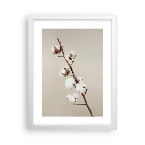 Affiche dans un cadre blanc - Poster - A la source de la douceur - 30x40 cm