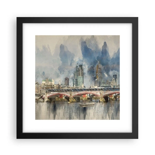 Affiche dans un cadre noir - Poster - Londres dans toute sa splendeur - 30x30 cm