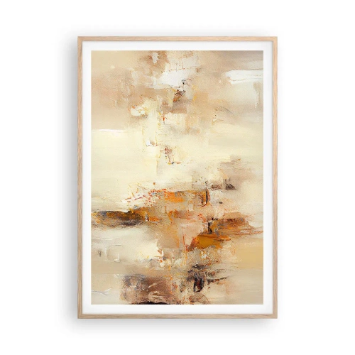 Affiche dans un chêne clair - Poster - Âme de l'ambre - 70x100 cm