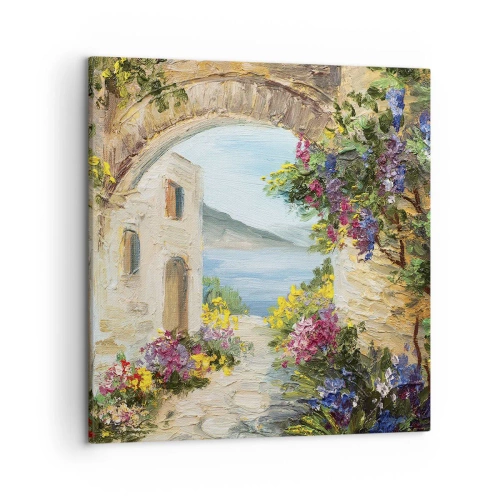 Impression sur toile - Image sur toile - Le charme d'une province côtière - 50x50 cm