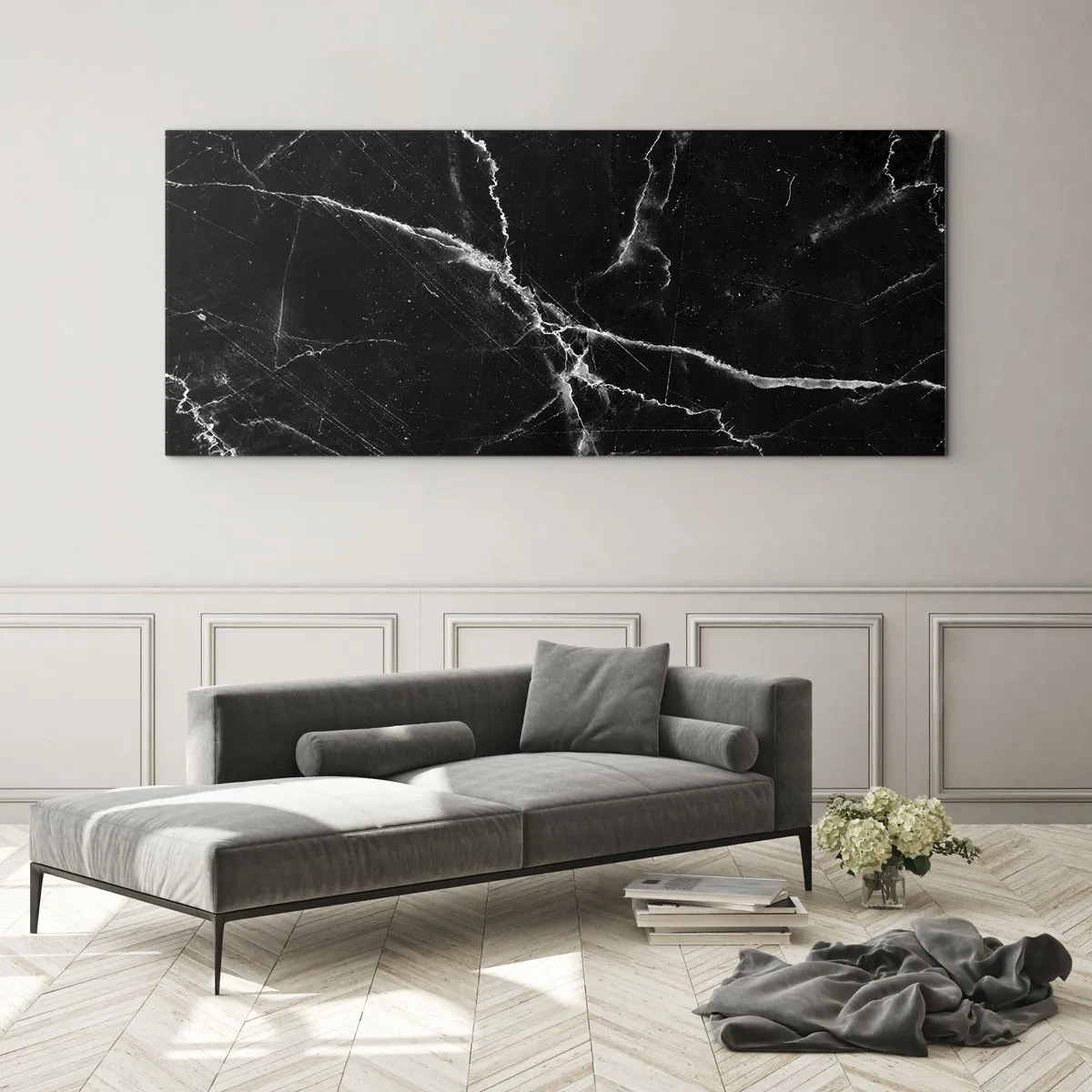 Impression sur verre - Image sur verre - La vie secrète de la pierre - 90x30 cm