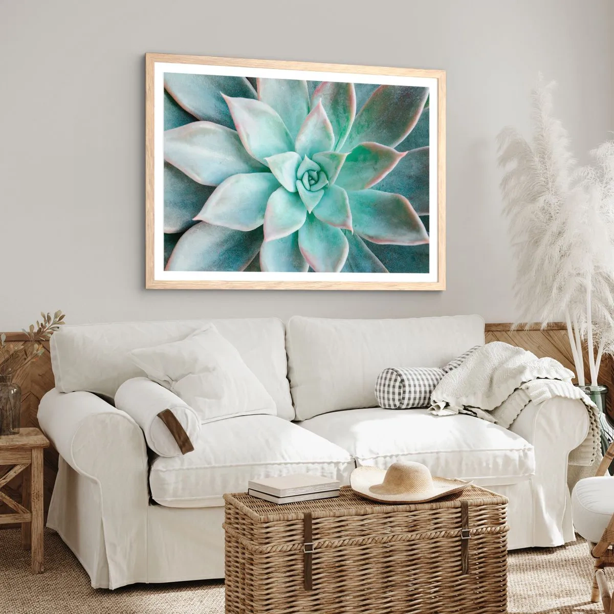 Affiche dans un chêne clair - Poster - Le coeur du désert - 91x61 cm