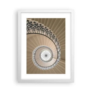 Affiche dans un cadre blanc - Poster - À l'intérieur de la coquille - 30x40 cm