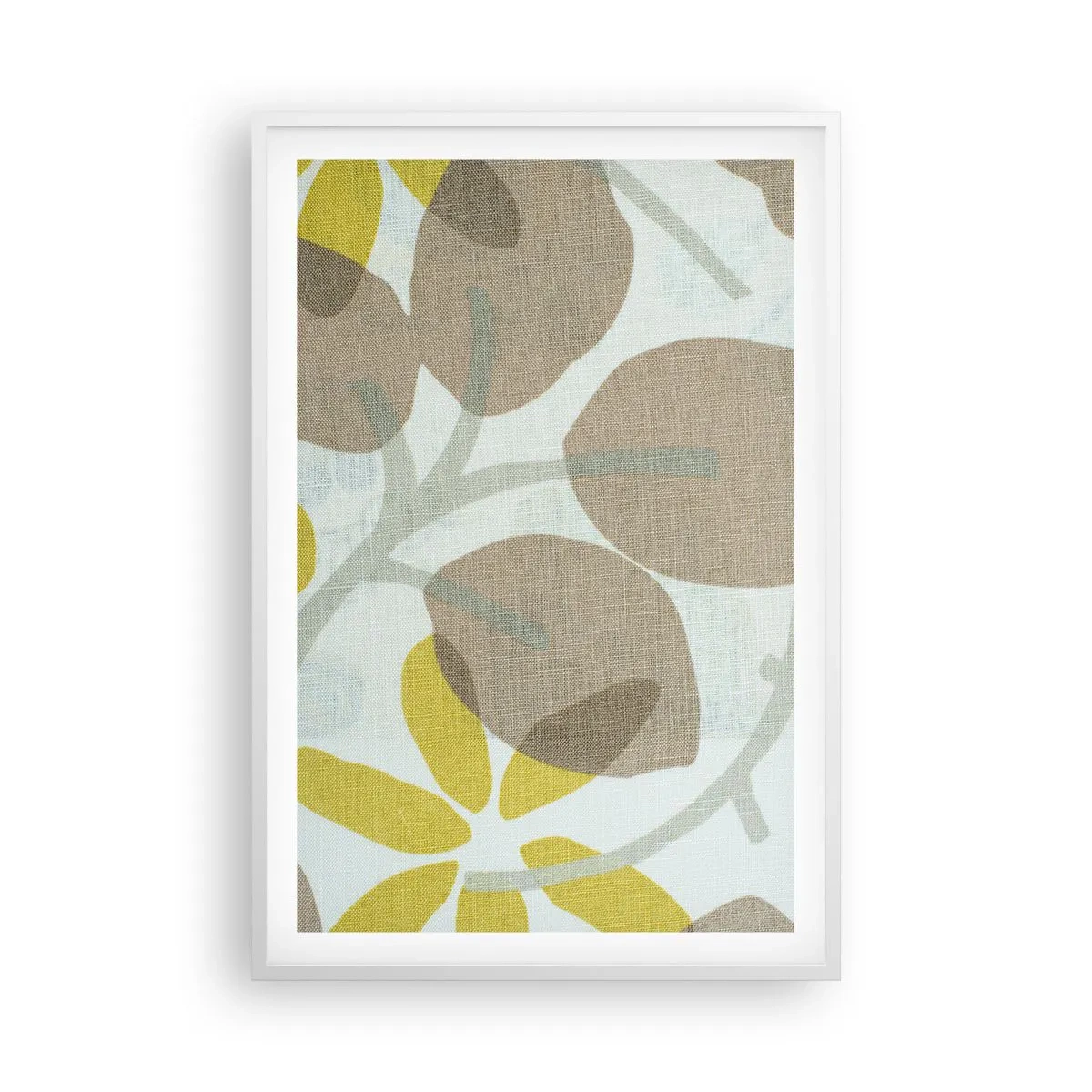 Affiche dans un cadre blanc - Poster - Composition en plein soleil - 61x91 cm