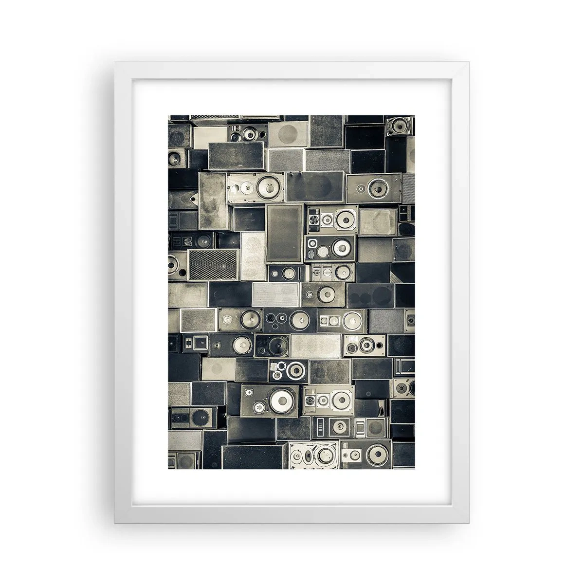 Affiche dans un cadre blanc - Poster - Tout va bien - 30x40 cm